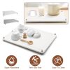Quick Drying Stone Dish Drying Mat with Anti-Slip Stainless Steel Feet