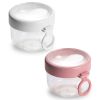4 Pcs (20OZ) Oats Containers with Lids and Folding Spoons