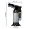 Culinary Adjustable Butane Torch Lighter, Refillable w/ Fire Lock (Gas Not Included)