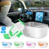 1L Travel Thermal Bento Box w/ 2 Removable Compartments and Spoon 