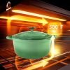 3 QT Enamel Cast Iron Dutch Oven with Lid