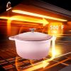 3 QT Enamel Cast Iron Dutch Oven with Lid