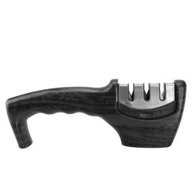 Diamond Tungsten Steel Knife Sharpening Tool (Option: Charcoal black 1)