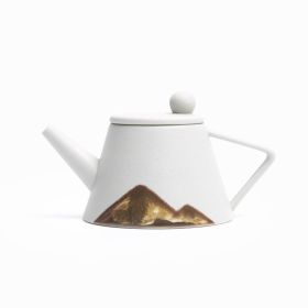 Ceramic Teapot (Color: White)