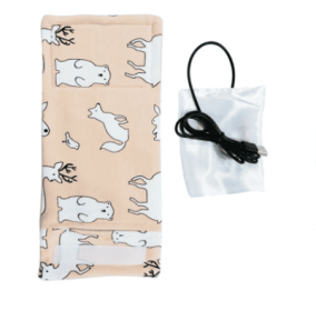 USB Travel Baby Bottle Warmer (Option: Pink Polar bear)