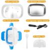 1L Travel Thermal Bento Box w/ 2 Removable Compartments and Spoon 
