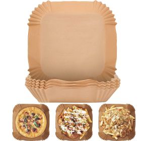 Air Fryer Disposable Parchment Paper Liners (Option: 100pcs)