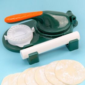 3pcs Dumpling Mold, Rolling Pin (Color: 1pc Green)