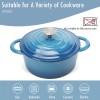 3 QT Enamel Cast Iron Dutch Oven with Lid
