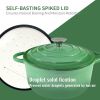 3 QT Enamel Cast Iron Dutch Oven with Lid