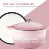 4.5 QT Enamel Dutch Oven Pot with Lid
